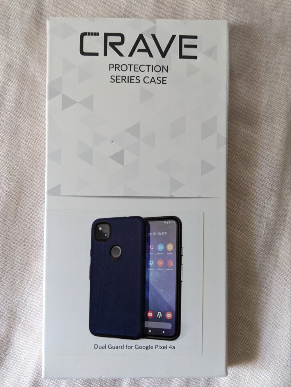 rave Dual Guard Protection Case for Google Pixel 4a - Navy